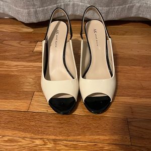 Dress peep toe sling backs